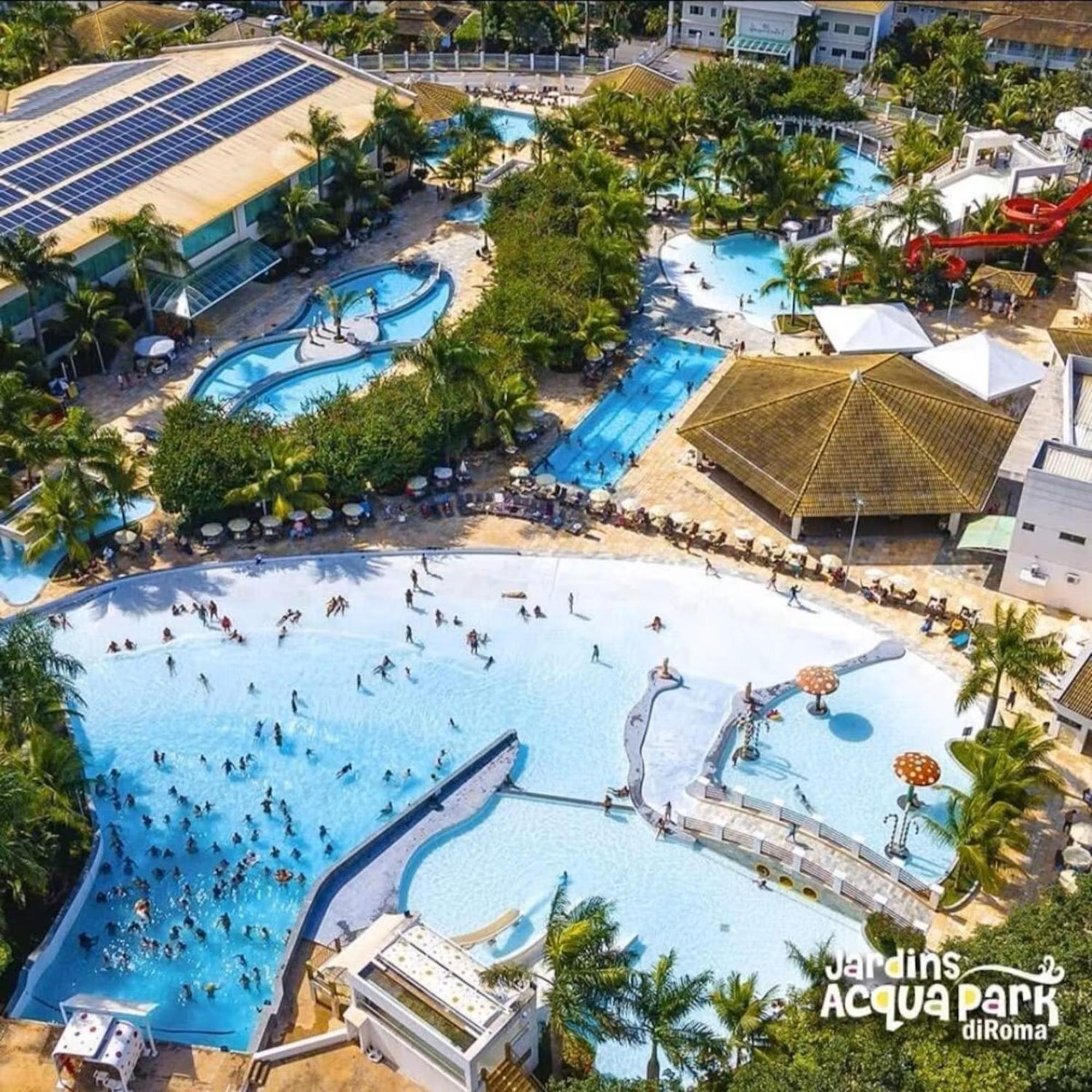 Lacqua Diroma Oficial - Diroma Acqua Park Incluido - Com Roupa De Cama E Banho Калдас Новас Екстериор снимка