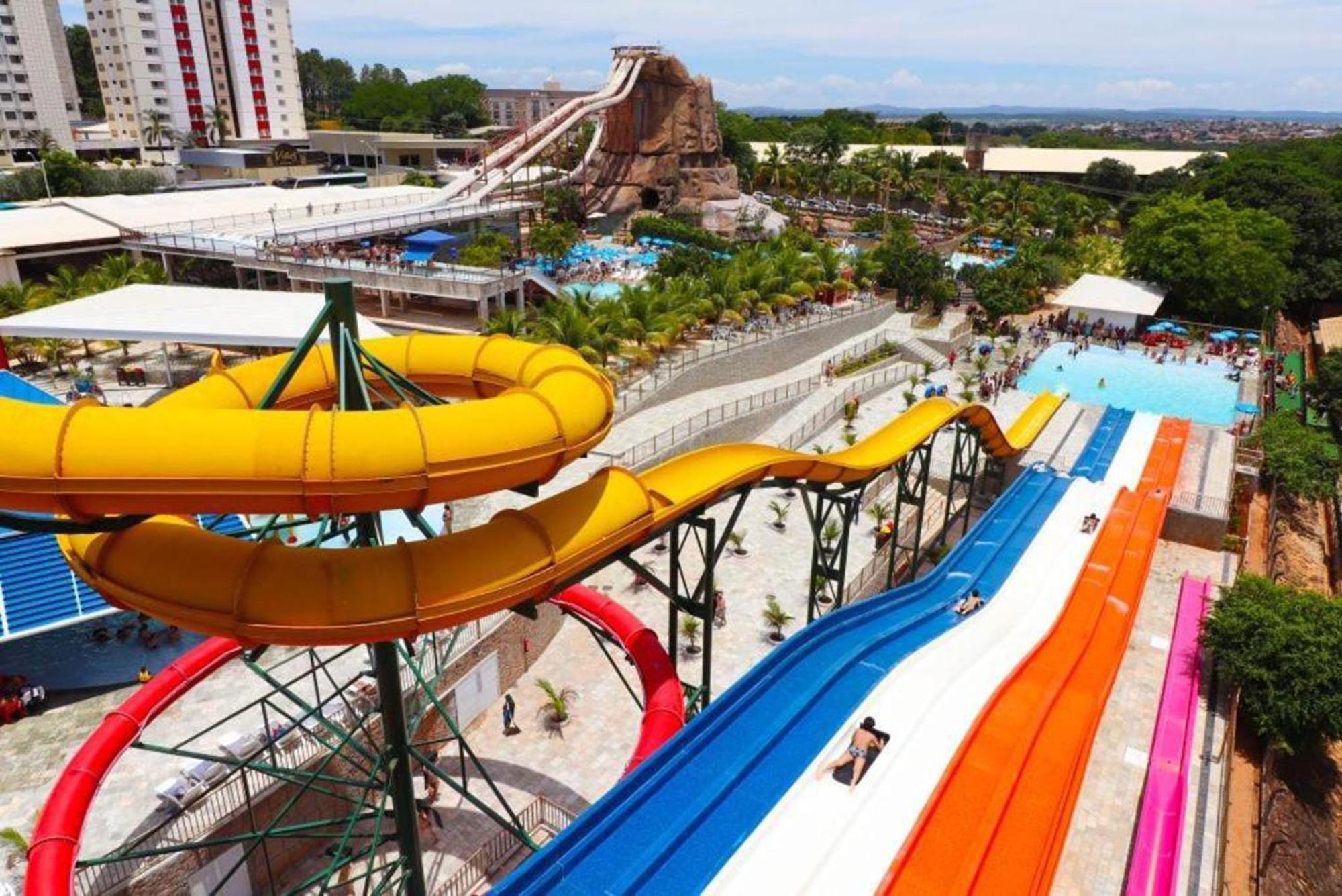 Lacqua Diroma Oficial - Diroma Acqua Park Incluido - Com Roupa De Cama E Banho Калдас Новас Екстериор снимка