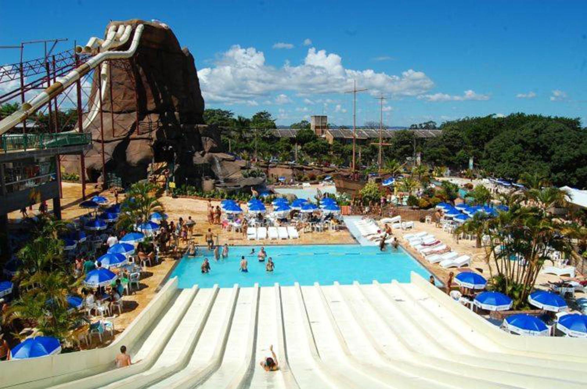 Lacqua Diroma Oficial - Diroma Acqua Park Incluido - Com Roupa De Cama E Banho Калдас Новас Екстериор снимка